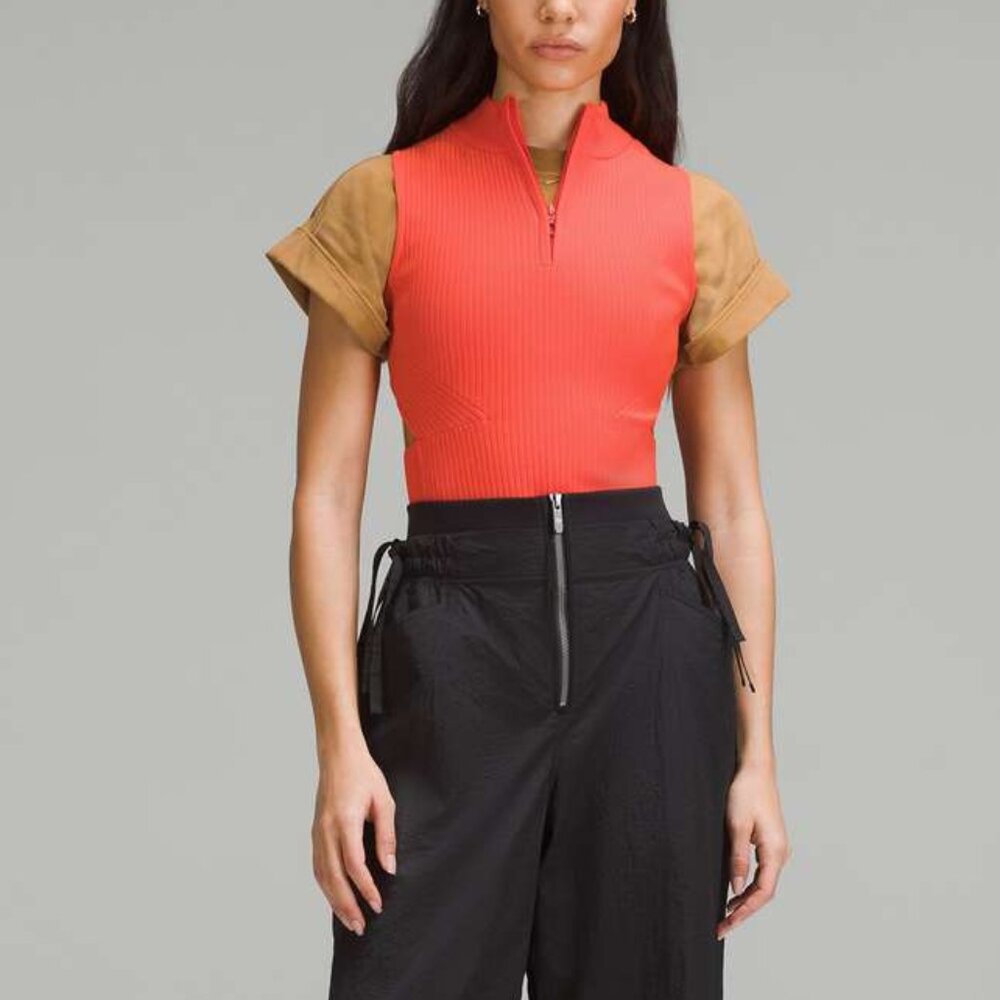 Lululemon Open Back Half-Zip Sweater